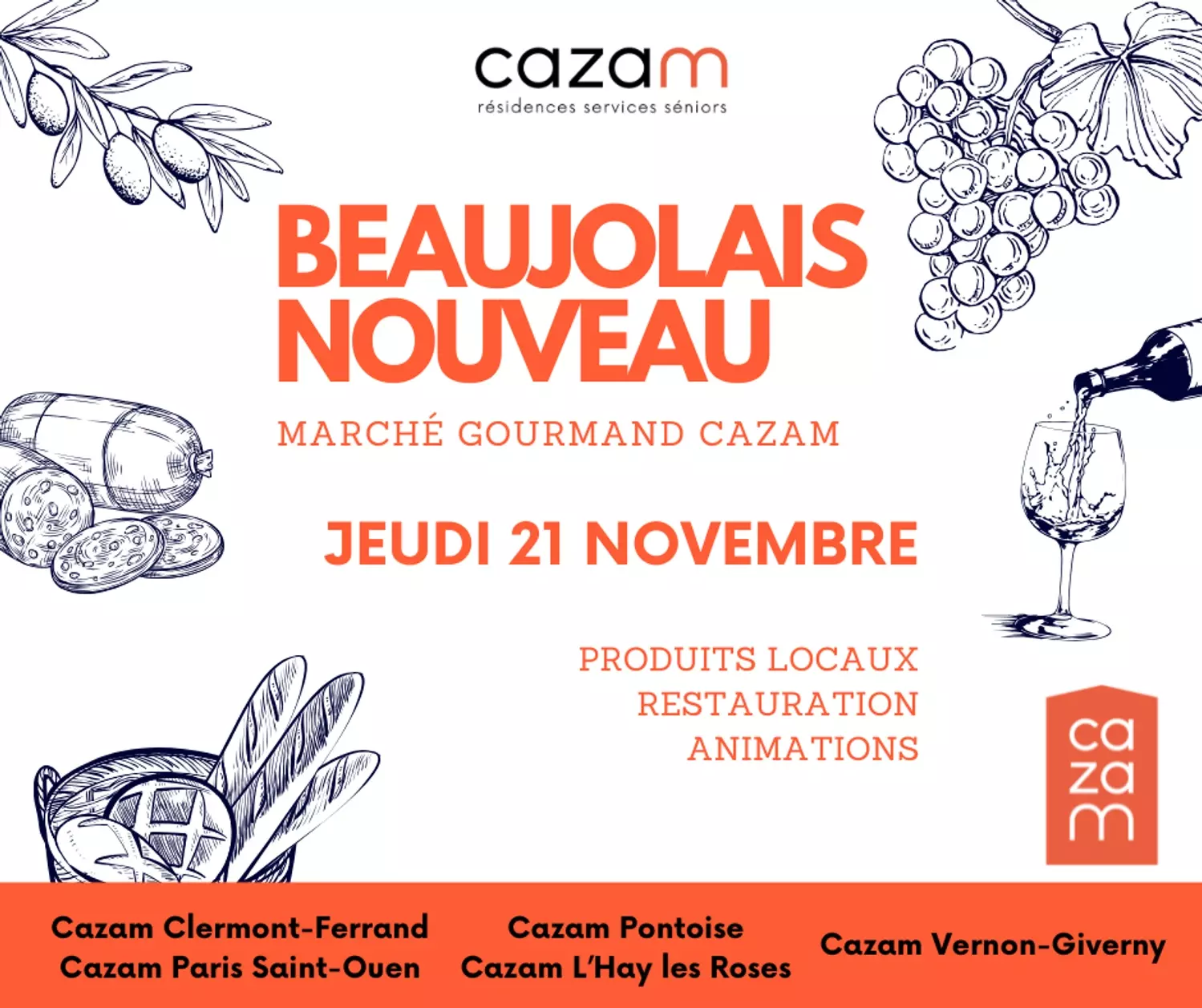 Beaujolais Nouveau affiche